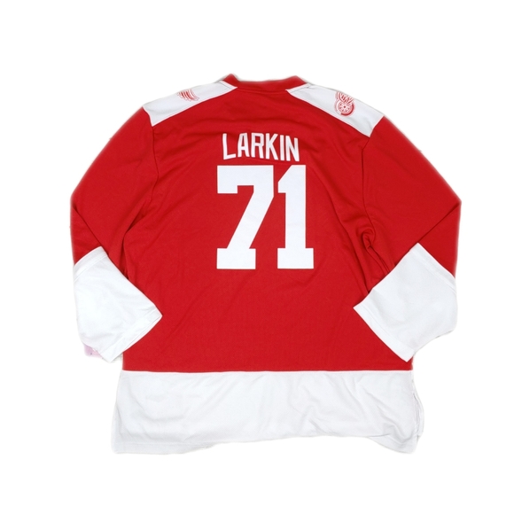 NWT NHL Men Detroit Red Wing LARKIN  V Neck Jersey - Picture 6 of 6